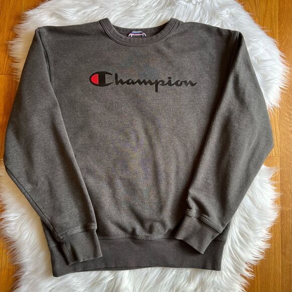 Women’s Champion Gray Sweatshirt Size Medium - Picture 1 of 5